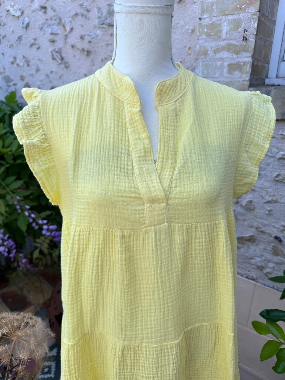 Vestido de gaze de algodão – photo 3